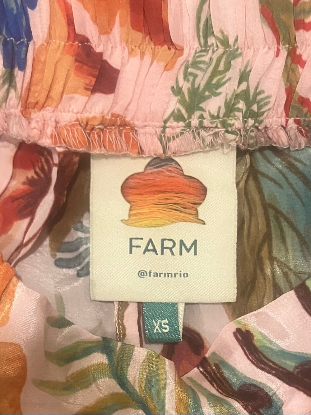 Farm Rio Beige Bright Farm Pajama Pants - Picture 4 of 6